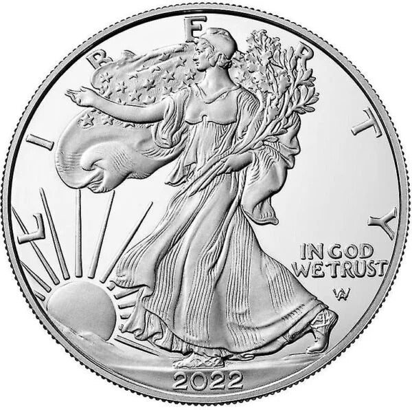 200- 2022 american eagle uncirculated silver coin